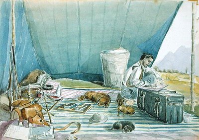 La mia tenda sulle colline da Albert Hood