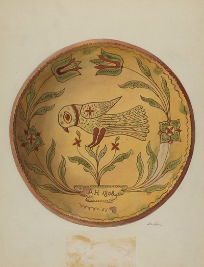 Piatto di torta tedesco della Pennsylvania da Albert J. Levone