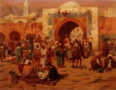 Alla porta della città da Albert Joseph Franke