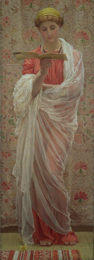 Un lettore, c.1877 da Albert Joseph Moore