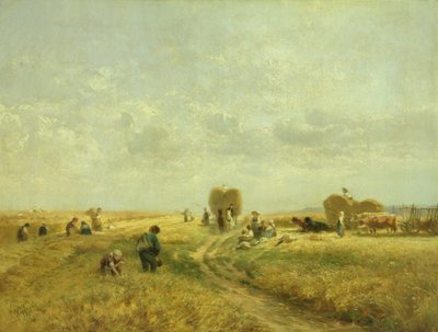 Tempo di raccolta, 1871 da Albert Kappis