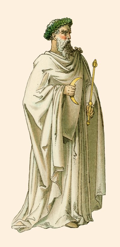 Druido in costume da giudice da Albert Kretschmer