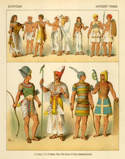 Costumi egiziani da Albert Kretschmer