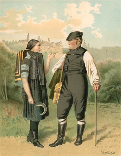 Costume tedesco, Allenburg da Albert Kretschmer