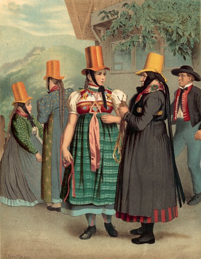 Costume tedesco, Baden Prechthhal da Albert Kretschmer