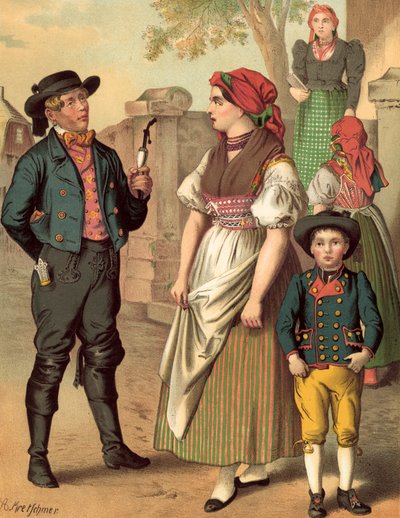 Costume tedesco, Bohmen, Hayd da Albert Kretschmer