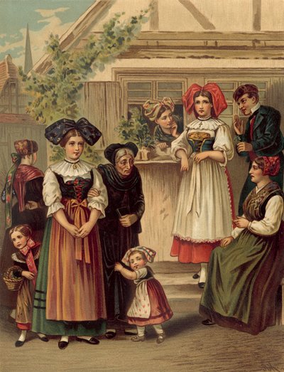 Costume tedesco, Elsass Um Strassburg da Albert Kretschmer