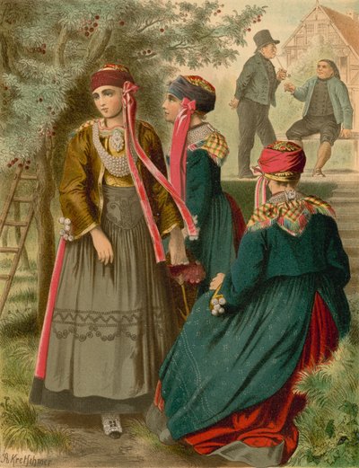 Costume tedesco, Hannover, Das alte Land da Albert Kretschmer