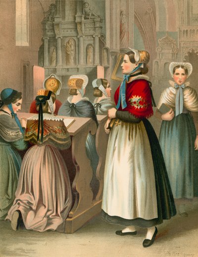 Costume tedesco, Hannover, Osnabruck da Albert Kretschmer