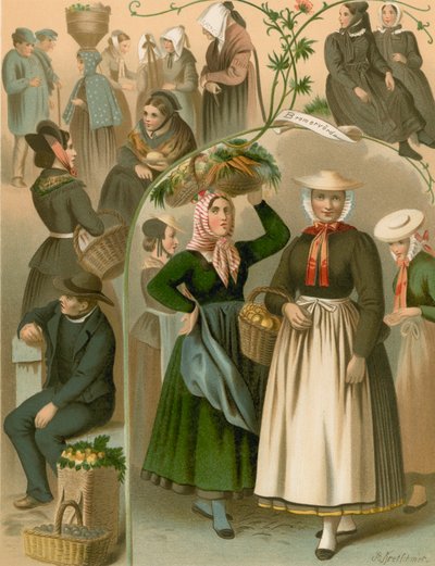 Costume tedesco, Imgebung von Hamburg und Bremen da Albert Kretschmer