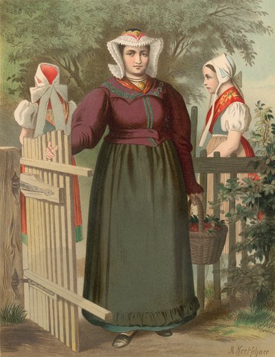Costume tedesco, Preussen (Provinz Schlesien), Tannhausen da Albert Kretschmer