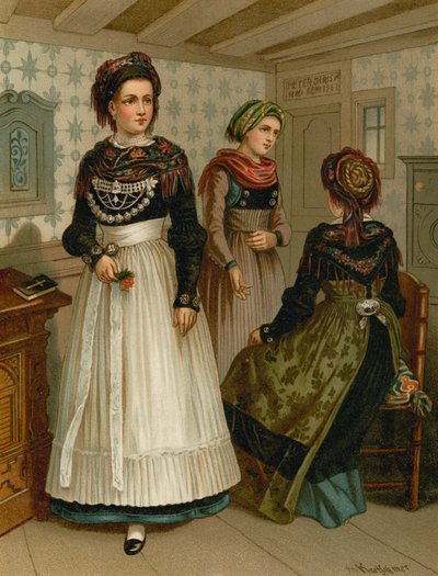 Costume tedesco, Schleswig, Fohr da Albert Kretschmer