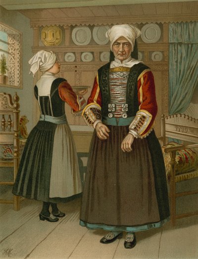 Costume tedesco, Schleswig, Ostenfeld da Albert Kretschmer
