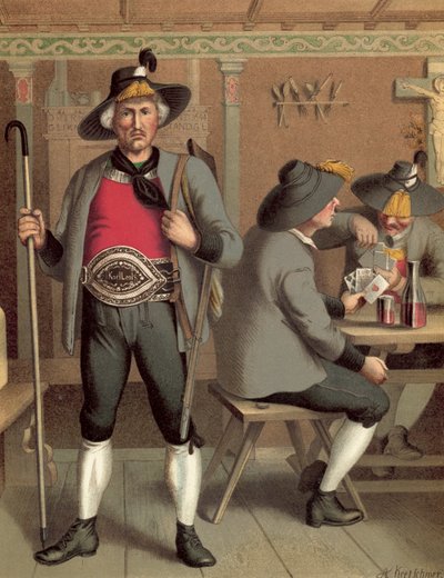 Costume tedesco, Tirolo Billerthal da Albert Kretschmer