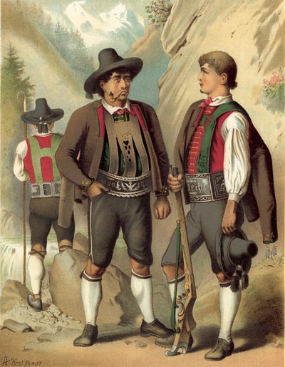 Costume tedesco, Tirolo, Passeyer da Albert Kretschmer