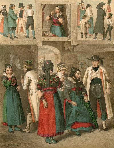 Costume tedesco, Westphalen da Albert Kretschmer