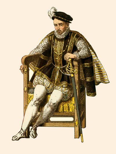 Re Carlo IX di Francia da Albert Kretschmer