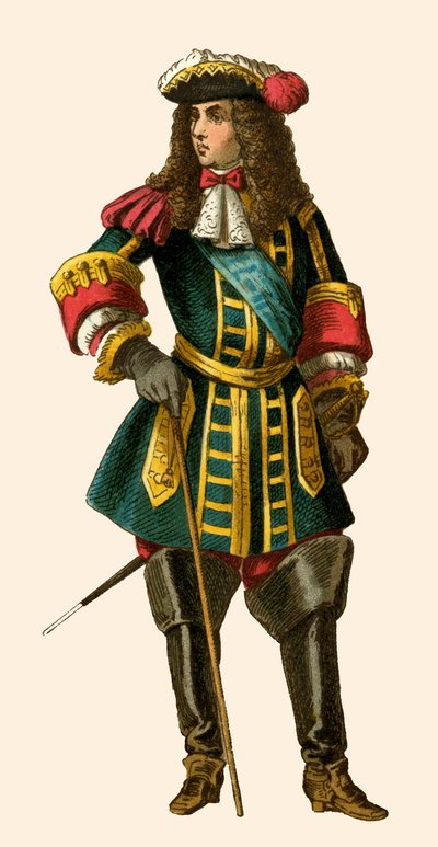 Re Luigi XIV di Francia da Albert Kretschmer