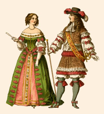 Re Luigi XIV di Francia e Maria Teresa Regina di Francia da Albert Kretschmer
