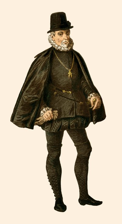 Re Filippo II di Spagna da Albert Kretschmer
