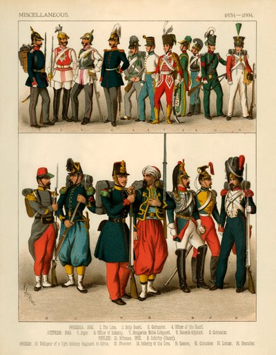 Costumi vari 1834-1864 da Albert Kretschmer