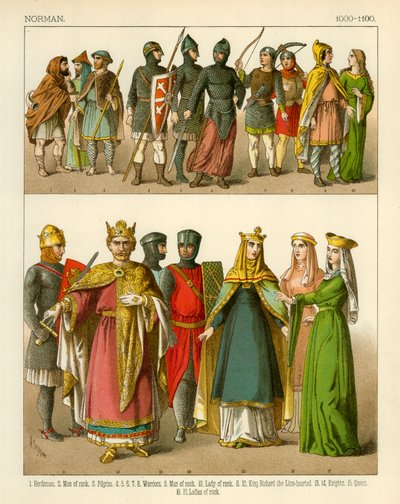 Normanno 1000-1100 da Albert Kretschmer