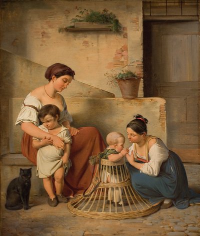Scena di strada romana da Albert Küchler