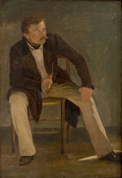 Il pittore Constantin Hansen da Albert Küchler