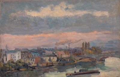 Lungo la Senna (Rouen) da Albert Lebourg