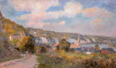 Veduta di La Bouille da Albert Lebourg