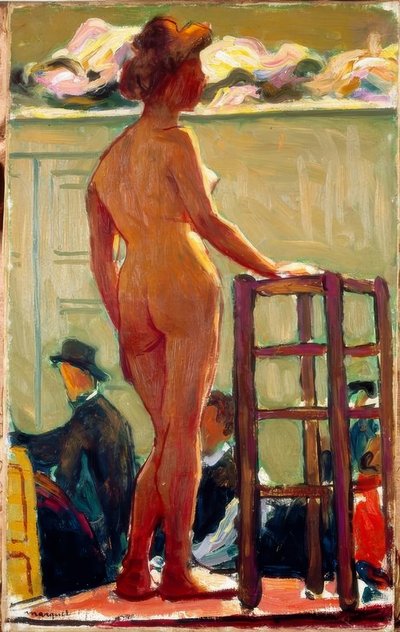 Nudo su piedistallo da Albert Marquet