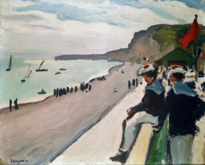 Sulla spiaggia di Fecamp da Albert Marquet