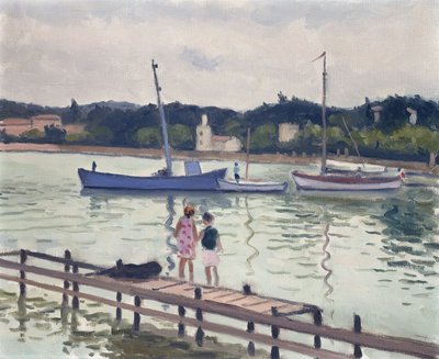 Bambini e Barche a Vela da Albert Marquet