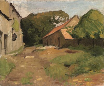 Corte della fattoria a La Percaillerie (Normandia) da Albert Marquet