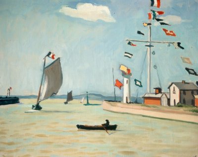 Il porto di Honfleur da Albert Marquet