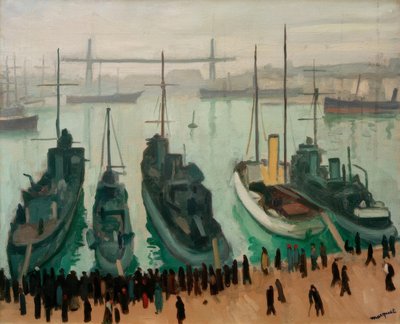 Il vecchio porto di Marsiglia da Albert Marquet