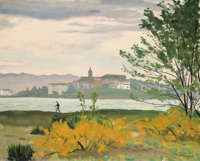 Fontarabie, vista di Hendaye, Il Passeggiatore da Albert Marquet