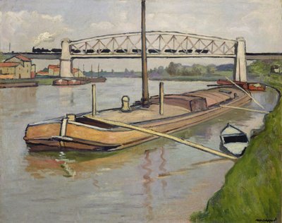 Paesaggio con chiatta, Port de Conflans da Albert Marquet
