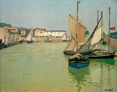 Il porto di Honfleur da Albert Marquet