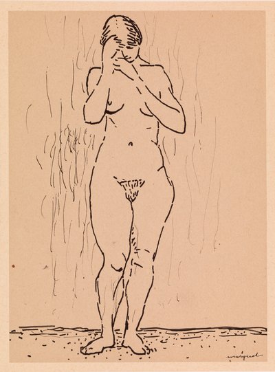 Donna Nuda in Piedi da Albert Marquet