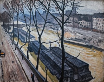 Parigi in inverno. Quai Bourbon da Albert Marquet