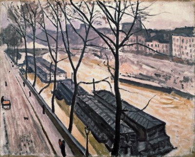 Parigi in inverno. Quai Bourbon, 1907 da Albert Marquet