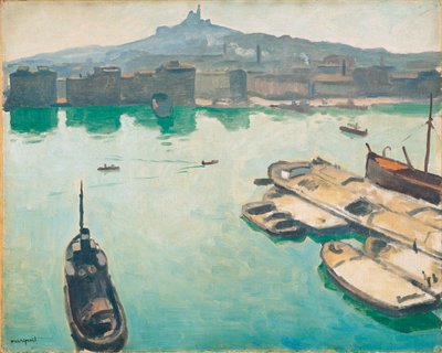 Porto di Marsiglia da Albert Marquet
