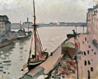 Quai con barche da pesca da Albert Marquet