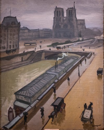 Giorno di pioggia. Notre-Dame de Paris da Albert Marquet