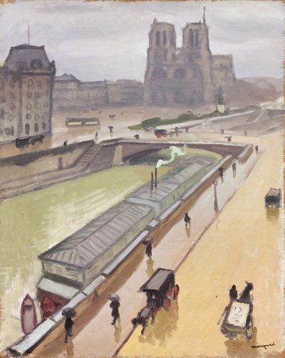 Giorno di pioggia a Parigi da Albert Marquet