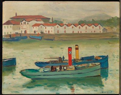 Saint-Jean-de-Luz, barca da pesca da Albert Marquet