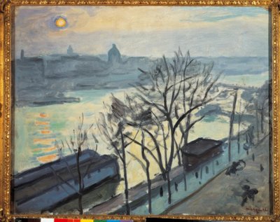 Sole su Parigi. Il Quai du Louvre da Albert Marquet