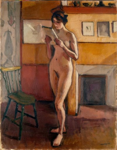 Nudo femminile in piedi da Albert Marquet