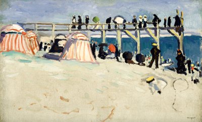 Il Lungomare a Sainte-Adresse da Albert Marquet
